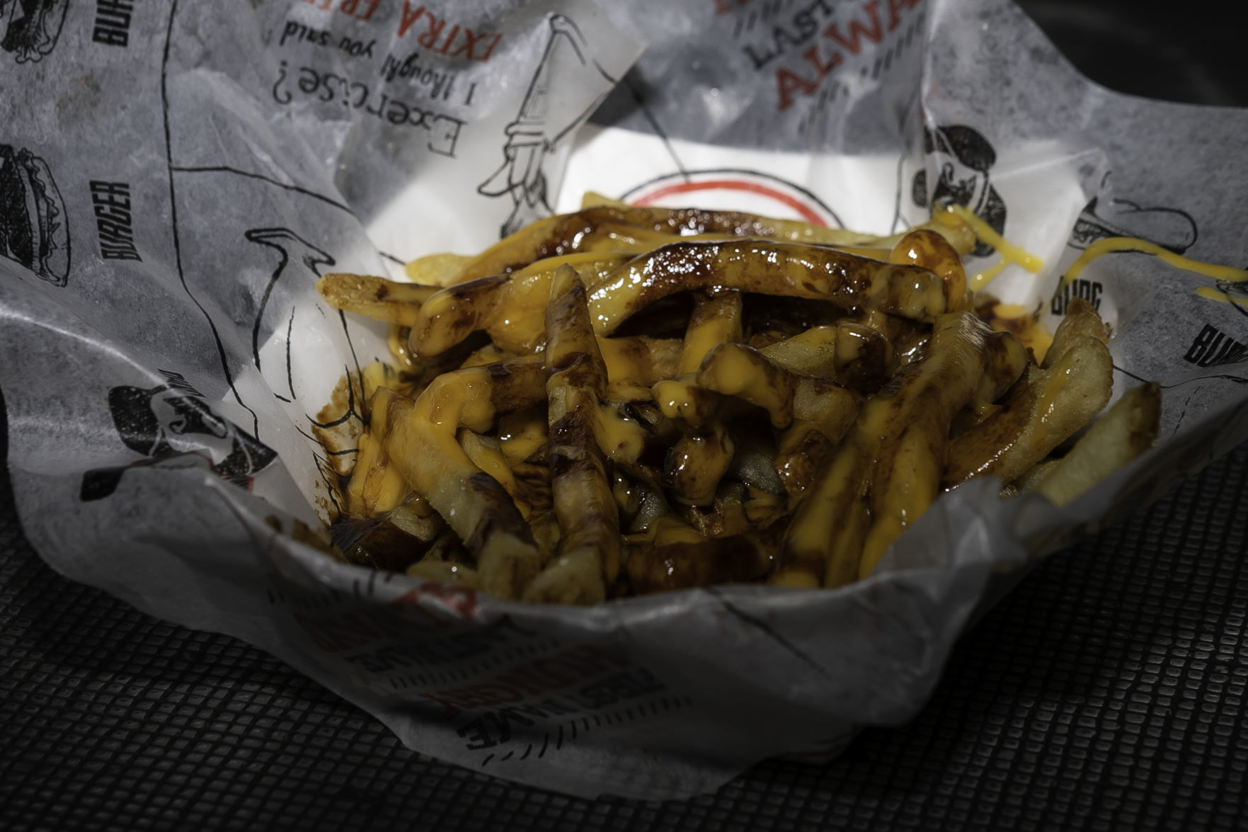 50 bites Bill's burger